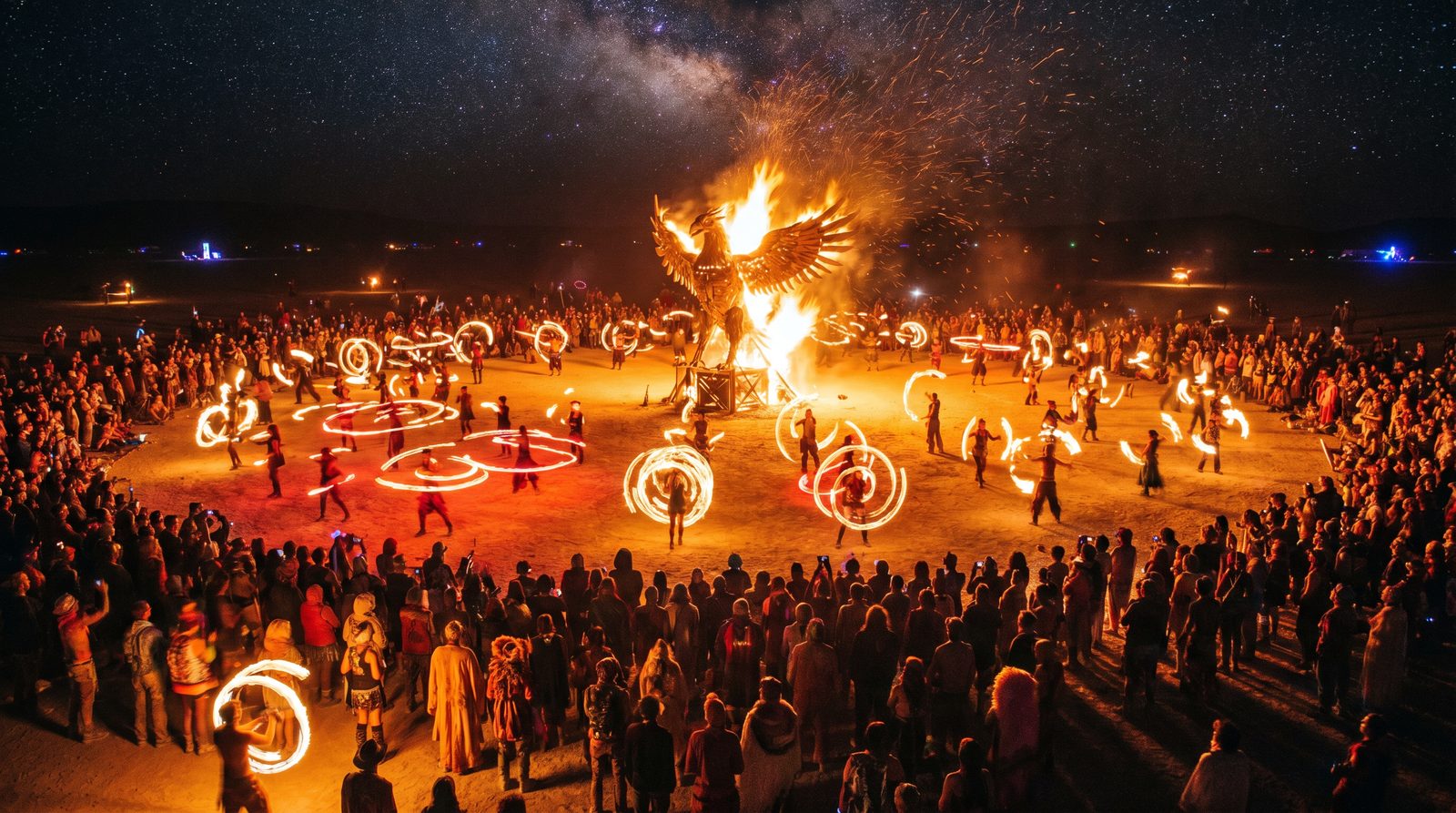 Night Fire Performance